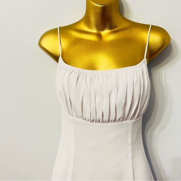 Superdown White Pleated Bust Mini Dress – Bridal Bachelorette Party Size xs - Picture 7 of 7